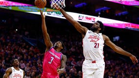 Embiid, Harden help 76ers cruise past Wizards 112-93