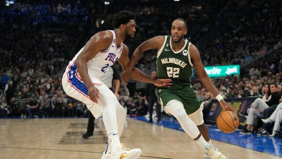 76ers rally to win 133-130, snap Bucks' 16-game streak