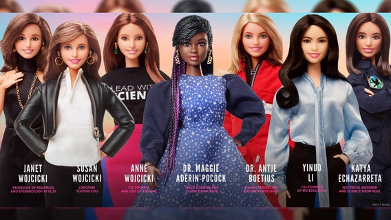 Female trailblazers in STEM get their own Barbie dolls
