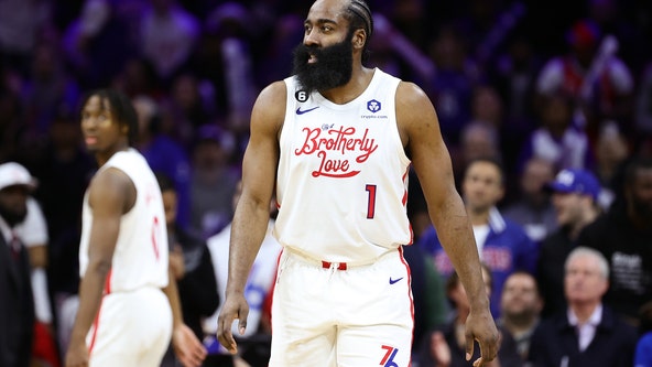 Sixers G James Harden sidelined by left Achilles soreness