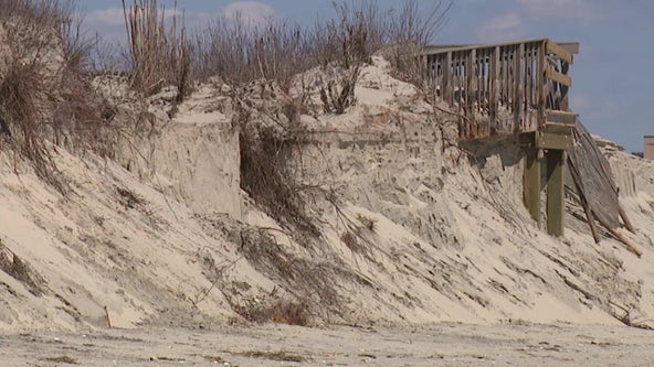Beach erosion across South Jersey shore towns causing major concern ahead of summer crowds