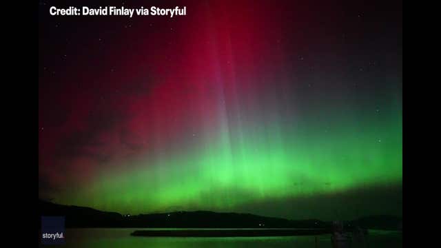 Watch: 'Mind blowing' southern lights shine over Australia