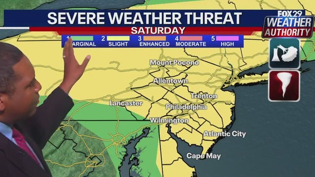 Weather Authority: Temps steady as rain moves in late, ahead of Saturday wind, possible severe storms