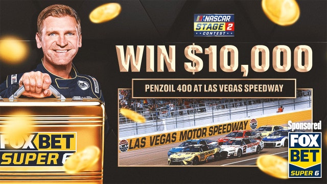$10K jackpot up for grabs in FOX Bet Super 6 Las Vegas NASCAR challenge