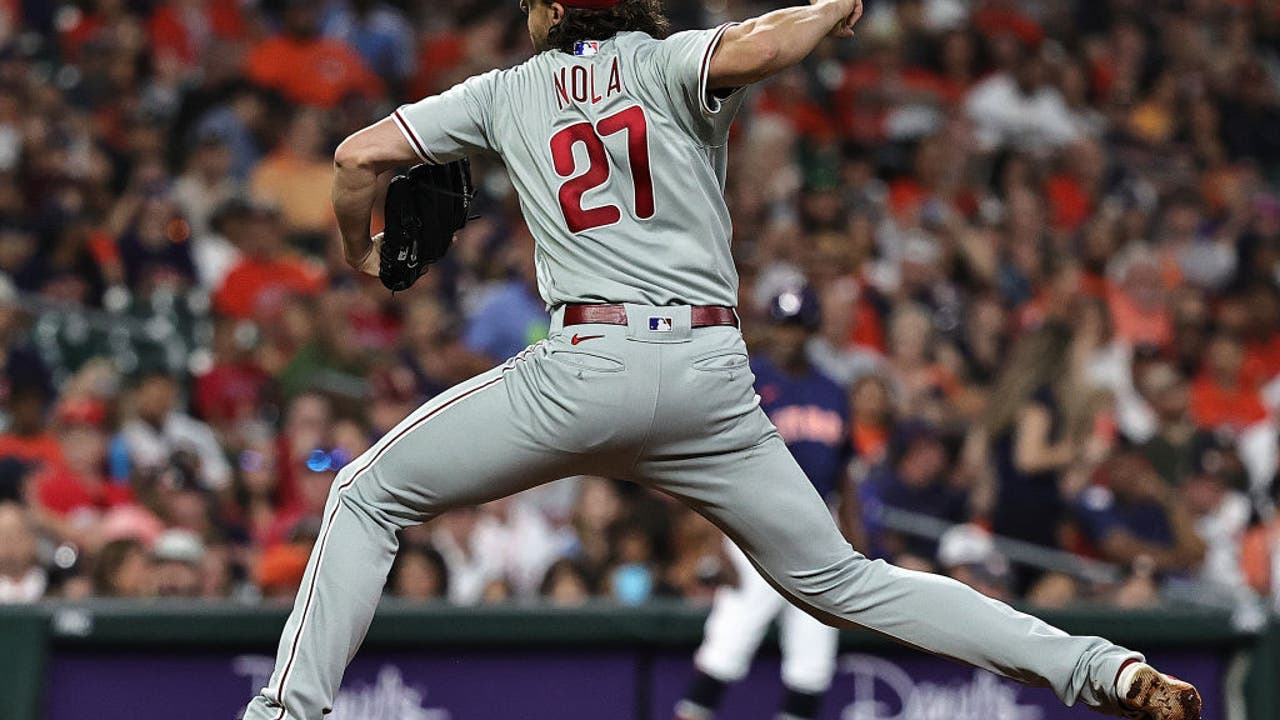Nola pitches Philliess past Astros 3-1 in World Series rematch