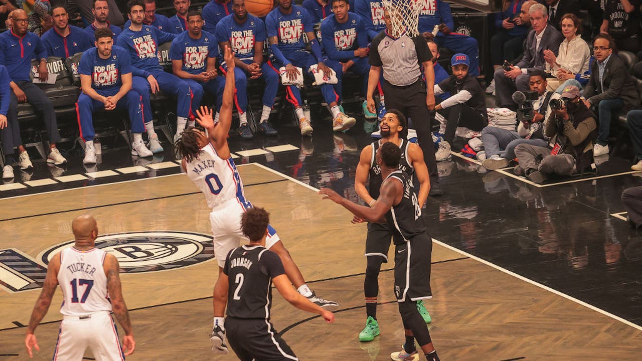 Embiid Gets Late Block As Maxey, 76ers Take 3-0 Lead On Nets | FOX 29 ...