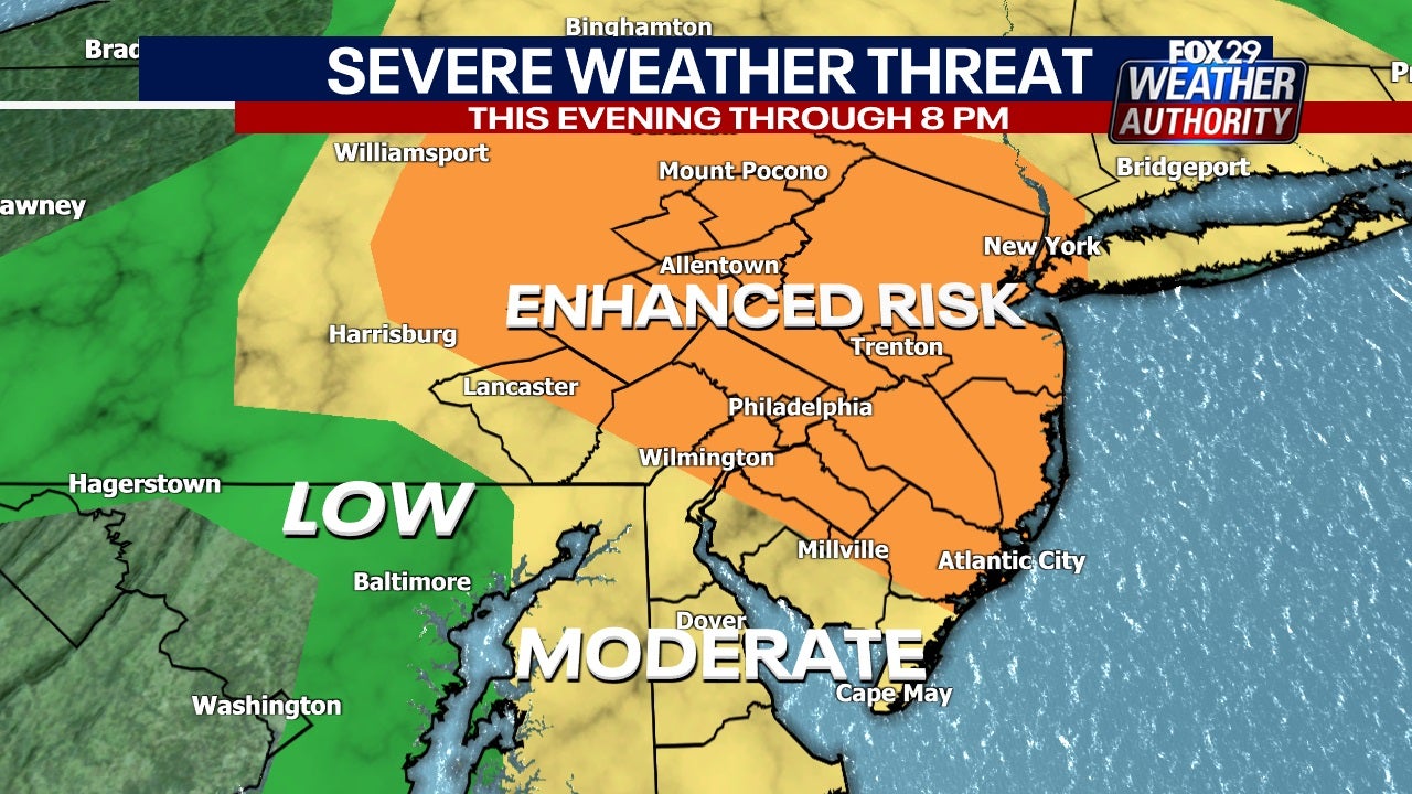 Weather Authority: Tornado Warnings issued as storms engulf the Delaware Valley