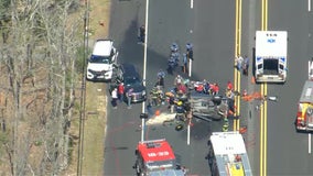 Officials: 2 N.J. troopers, 1 civilian driver injured in crash on Black Horse Pike in Atlantic County