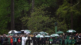 Masters Live Updates | Heavy rain halts play for rest of day