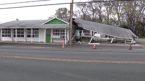 New Jersey farmers' market destroyed by hit-and-run dump truck driver