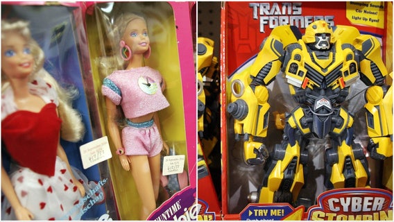 Mattel and Hasbro team up for co-branded toys featuring Barbie, Transformers, Hot Wheels