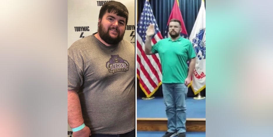 Man loses nearly 400 pounds, keeping promise to grandmother
