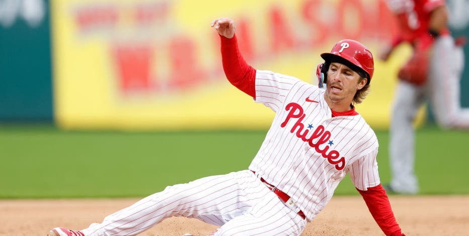 Stott caps three-run ninth with RBI single, Phillies top Reds 3-2 - NBC  Sports