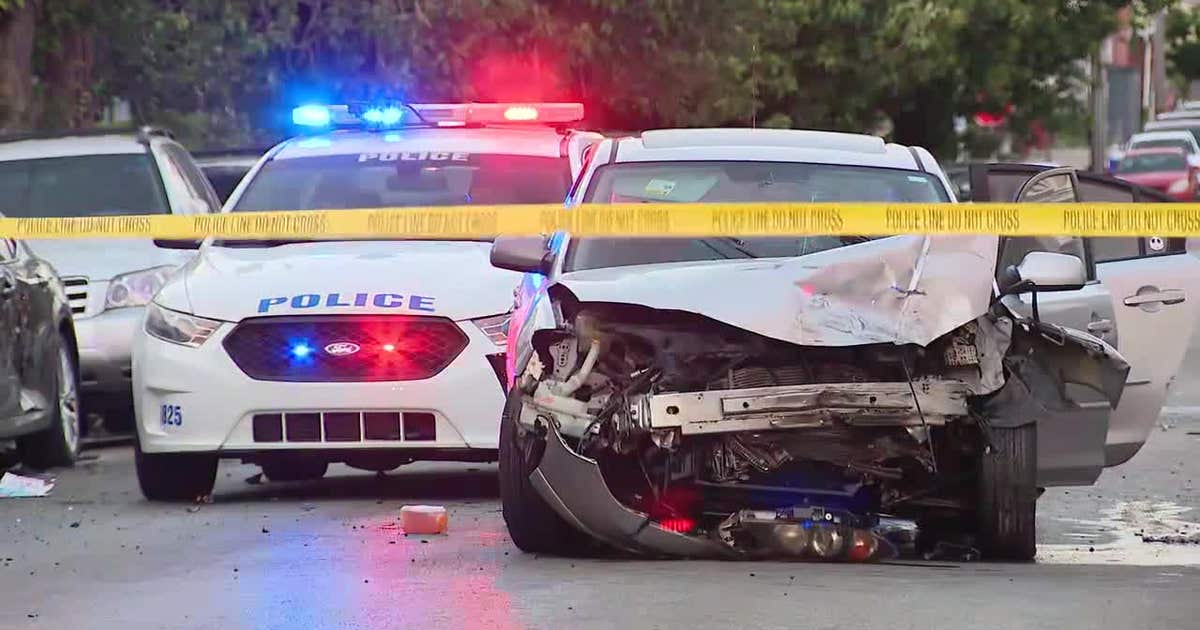 Police chase involving stolen vehicle ends in crash in West ...