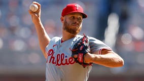 Wheeler strikes out 12 as Philadelphia Phillies top Atlanta Braves 2-1