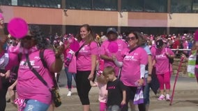 Hundreds of breast cancer survivors turn out for Susan G. Komen More Than Pink Walk in Bucks County