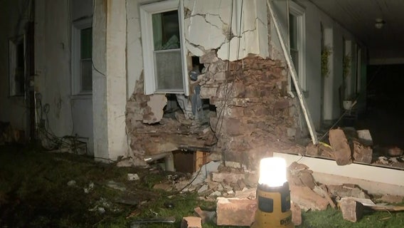 Teen driver killed after car slams into Montgomery County home, catches fire