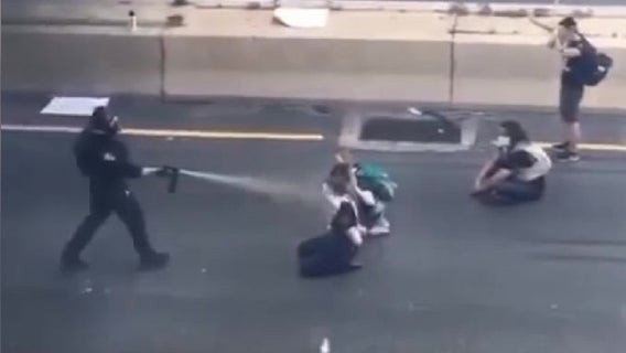 Deliberations continue Monday in trial of former SWAT officer charged for pepper spraying protesters on I-676