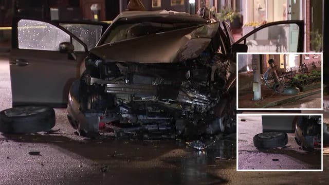 Group of 9 juveniles, 2 stolen cars involved in crashes in downtown West Chester, police say