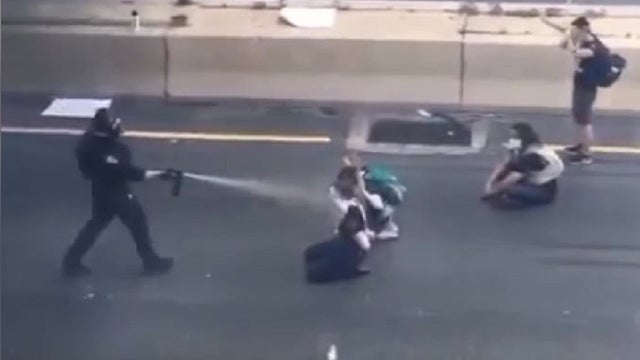 Deliberations continue Monday in trial of former SWAT officer charged for pepper spraying protesters on I-676