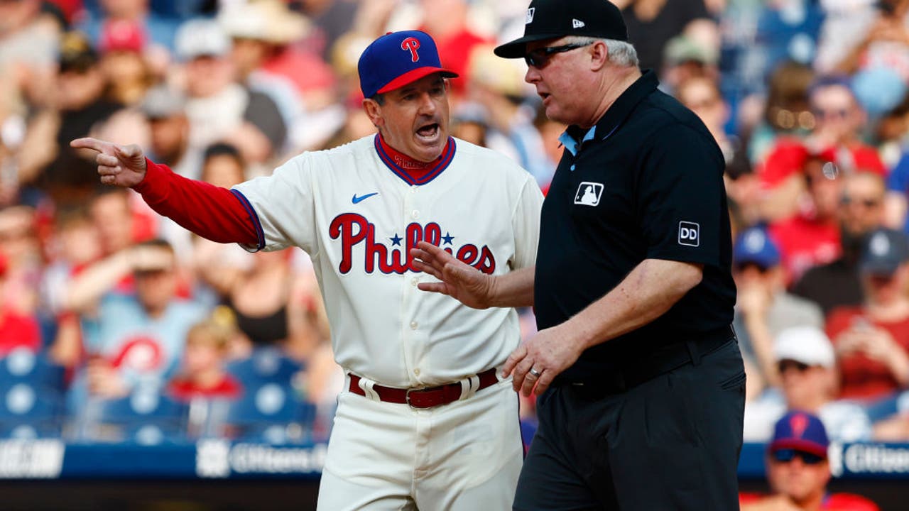 Phillies' Thomson Ejected After Pitch Clock Doesn't Reset For Nola ...