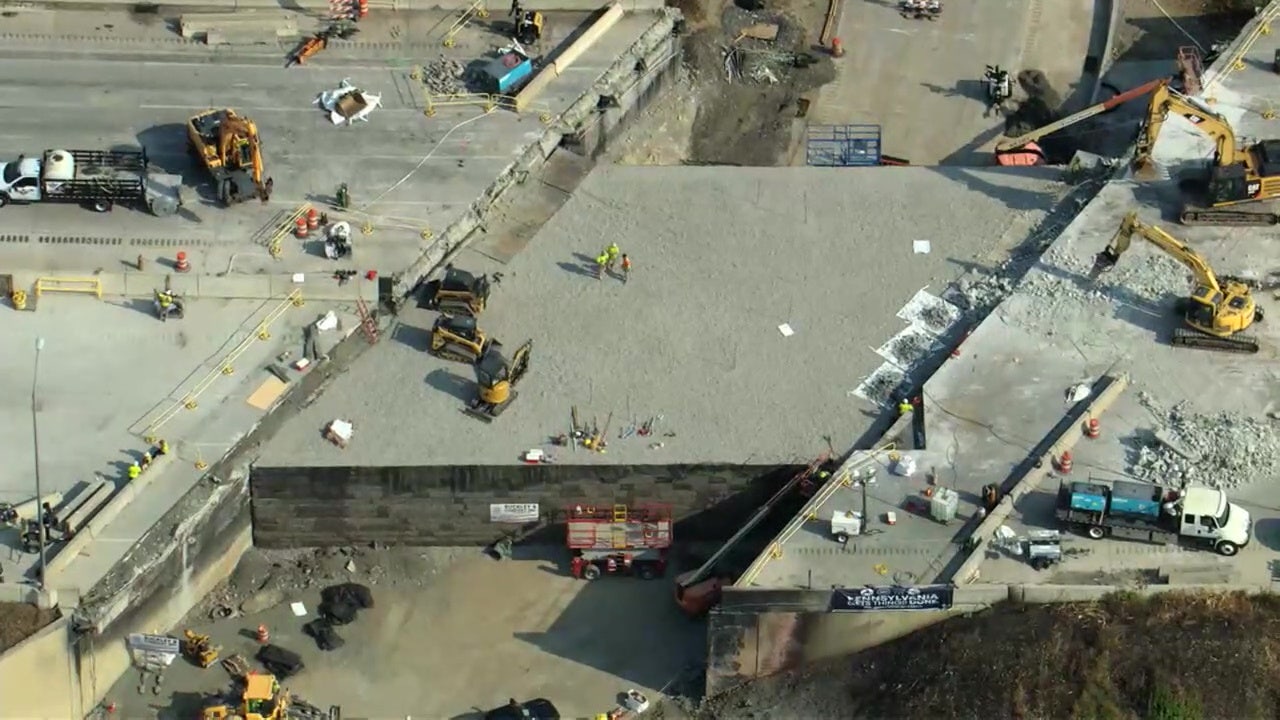 Officials confirm I-95 will reopen with temporary fix ahead of schedule this weekend - Vimarsana News