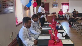 Philadelphia Alumni Chapter of Kappa Alpha Psi, Inc. holds college signing day for 3 teens