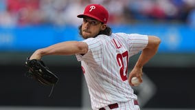 Phillies' Nola loses no-hit bid on homer in 7th against Tigers