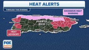 Saharan dust over Puerto Rico fueling potentially deadly heat with feels-like temps of 120 degrees possible