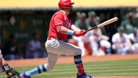 Schwarber's 20th homer propels Phillies to 3-2 victory over the A's, series sweep