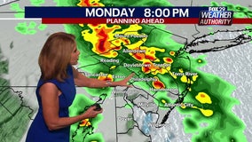 Weather Authority: Heavy rain to soak parts of Delaware Valley Monday night