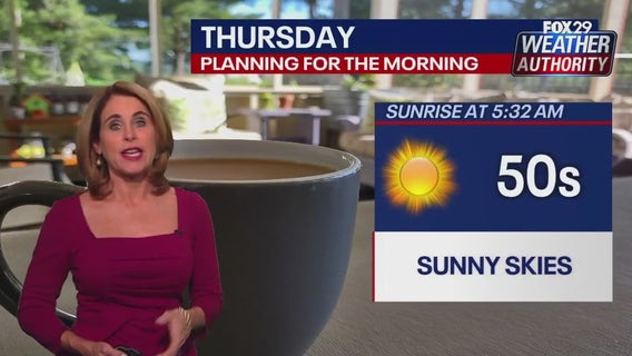 Weather Authority: Drier air moving into Delaware Valley after storms drop hail