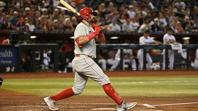 Schwarber homers on 1st pitch, Phillies beat A's 6-1 and stretch win streak to 4