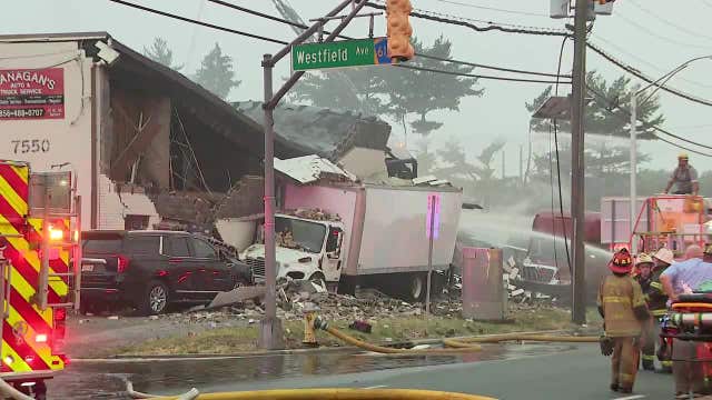 Crews respond to 2-alarm fire inside Pennsauken auto body shop