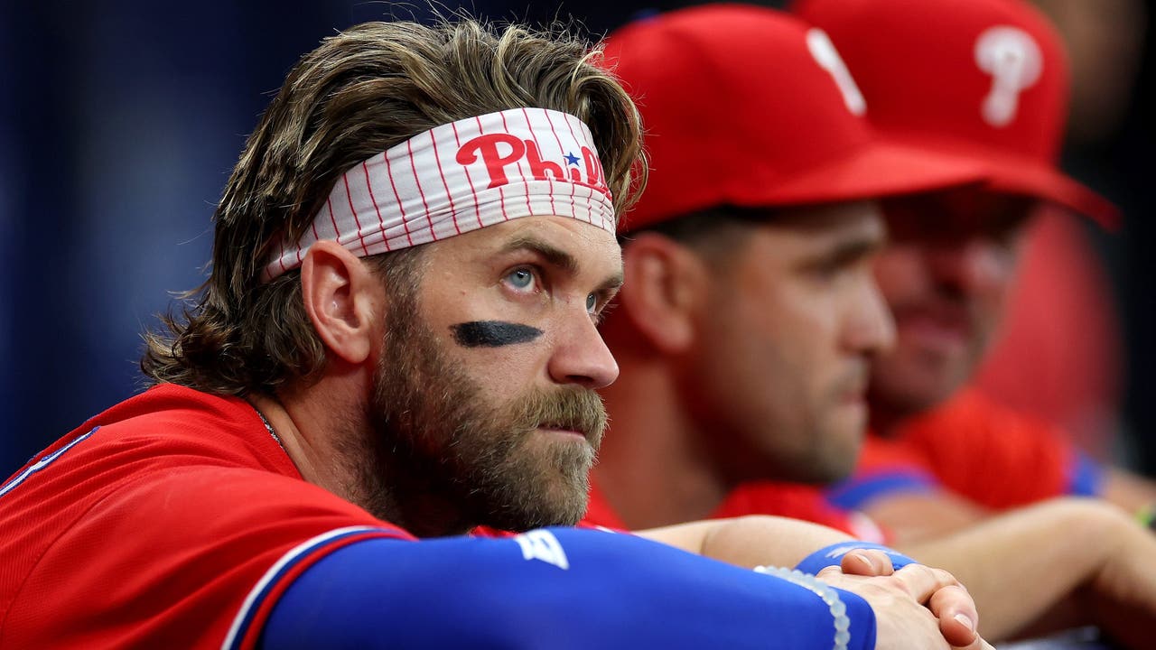 Bryce Harper To Start At First Base For Phillies As Team Evaluates ...