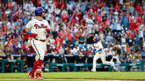 Schwarber hits 25th homer and winning sacrifice fly in 12th as Phillies beat Padres 7-6