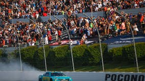 Pocono Raceway boasts its largest NASCAR crowd in more than a decade for Denny Hamlin's win
