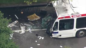 Video: 1 dead, more than a dozen injured after SEPTA buses crash in Rhawnhurst, police say