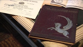 New Jersey family reunited with aunt's 1942 yearbook stuffed with cherished mementos