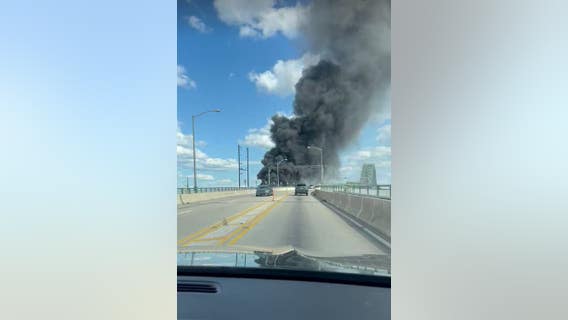 Tacony-Palmyra Bridge reopens after tractor-trailer fire in Northeast Philadelphia