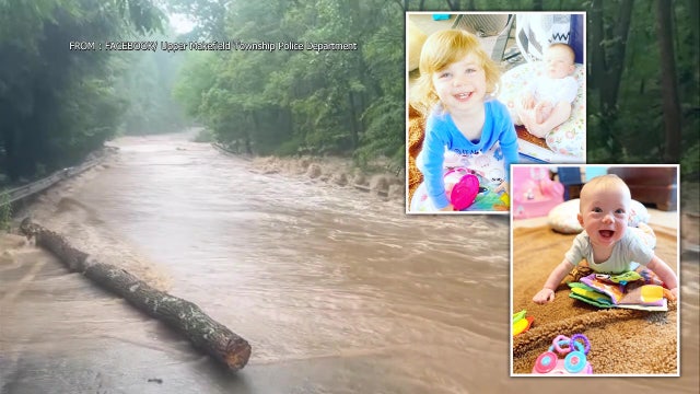Police narrow search for infant lost in Upper Makefield flash flood after 2-year-old sister's body found