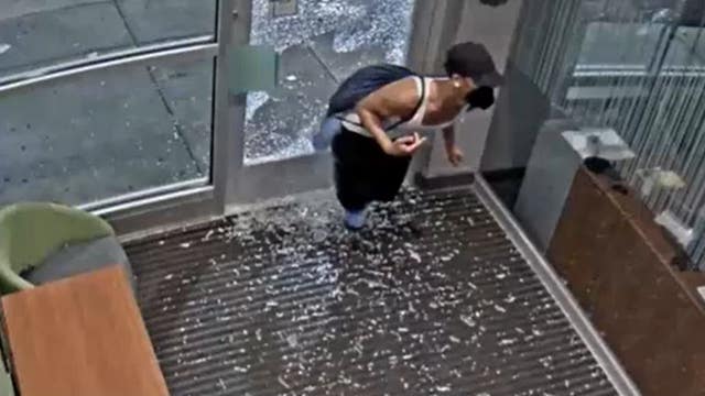 Watch: Suspect armed with rock burglarizes 3 businesses in a row in Philly neighborhood