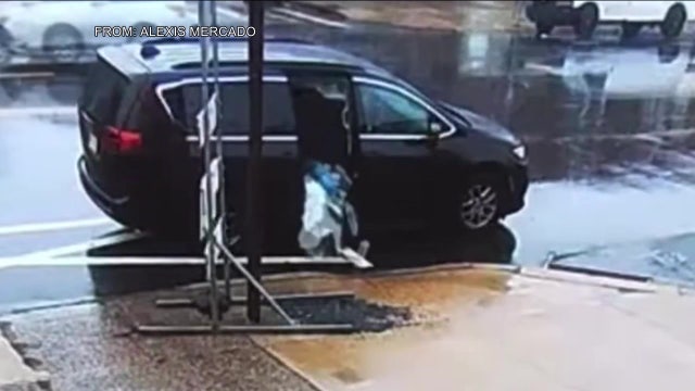 Caught on camera: Van dumps trash on street in front of Port Richmond small business