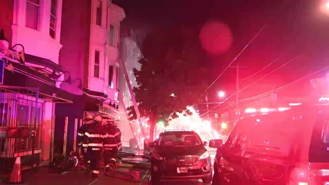 2 firefighters injured battling 2-alarm blaze in West Philadelphia: officials