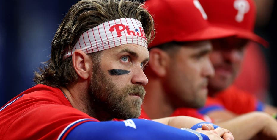 Phillies slide star Bryce Harper over to first base as team evaluates trade  deadline options