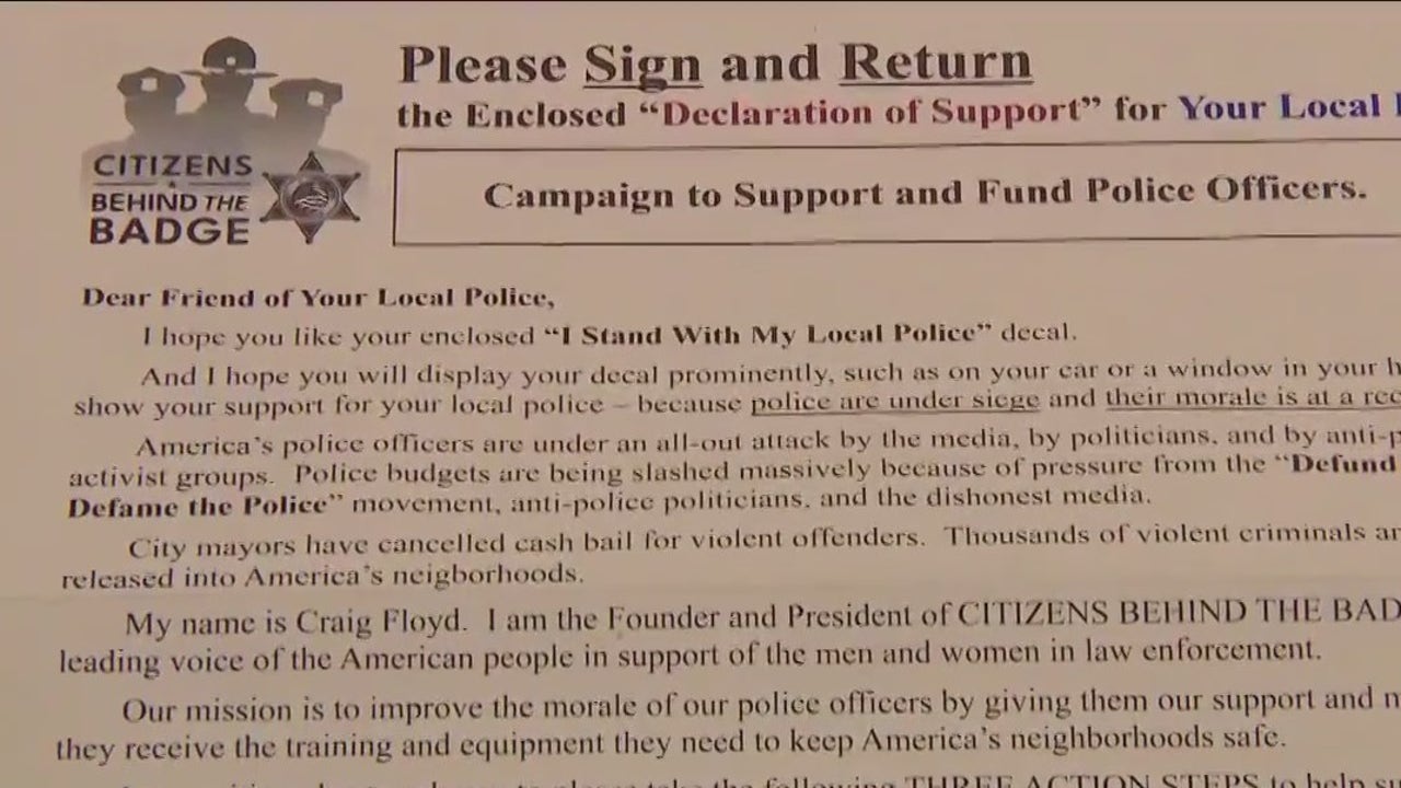 Delaware County police department issues warning of possible fundraising scam