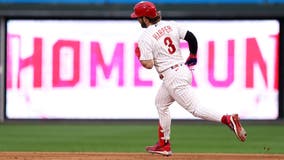 Harper, Turner homer to help lift Phillies over Royals