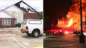 Church declared a total loss after raging 3-alarm fire breaks out in Cumberland County