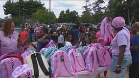 'Fanta was kind': Family of Fanta Bility honors her memory by handing out backpacks to families