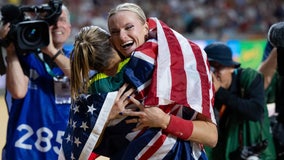 Katie Moon, Nina Kennedy agree to share pole-vaulting gold in 2023 World Athletics Championship